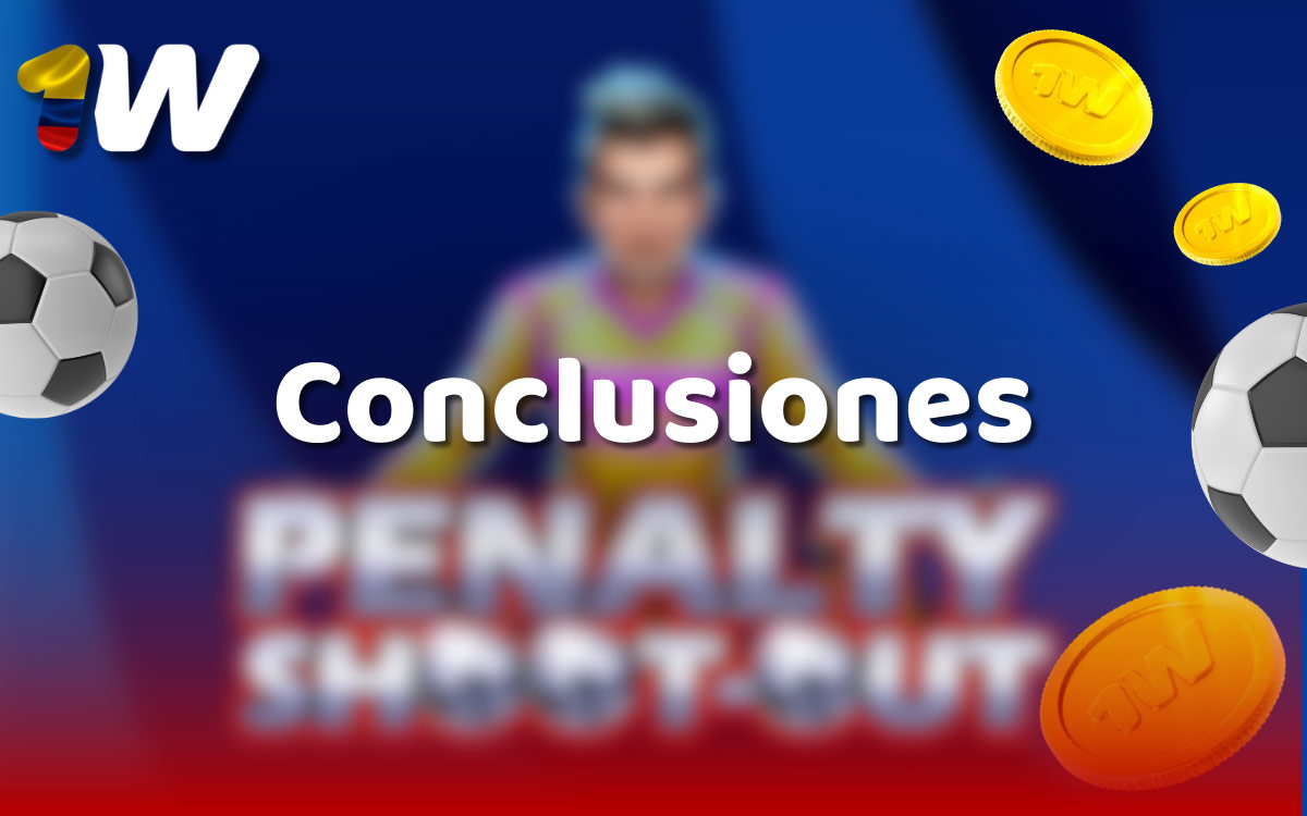 1Win Conclusiones sobre los penaltis