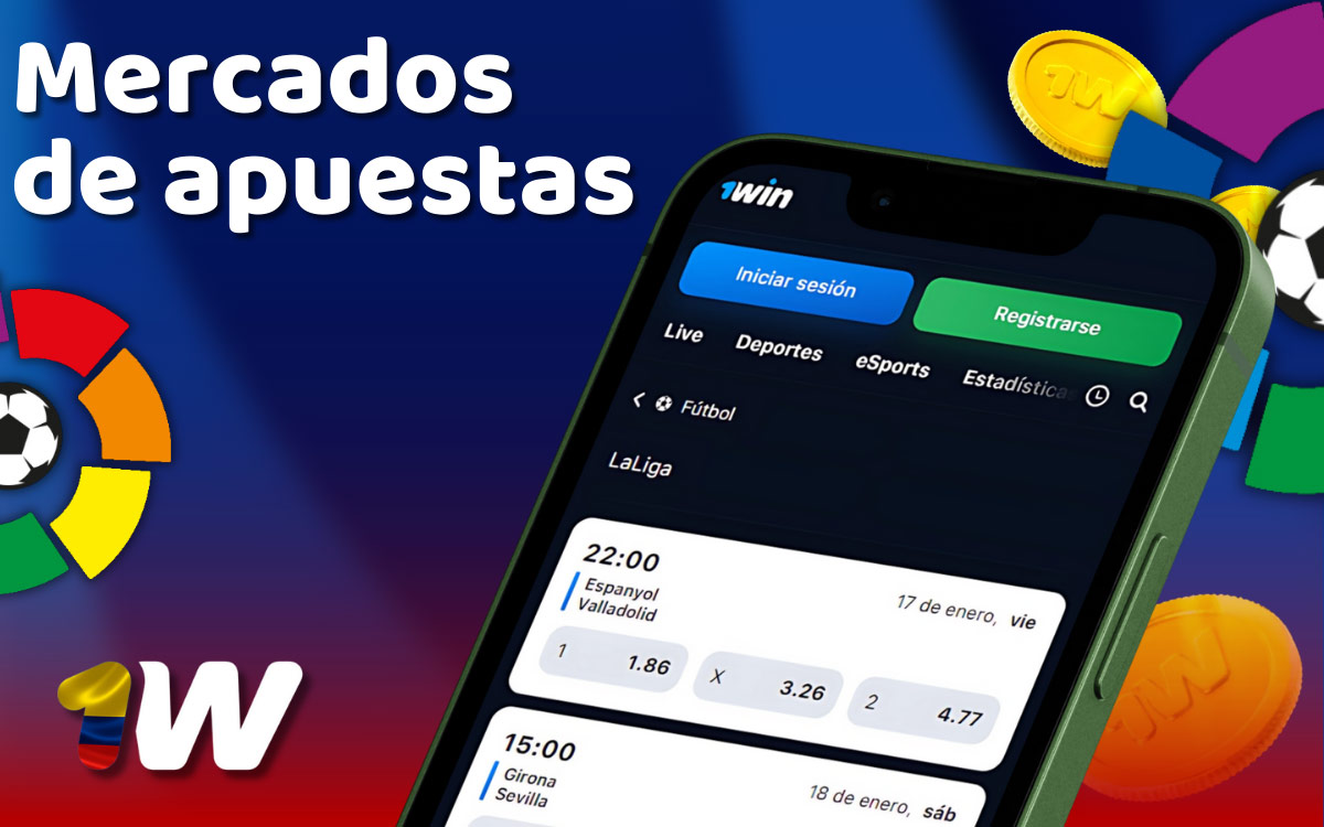 1Win La Liga mercados de apuestas 