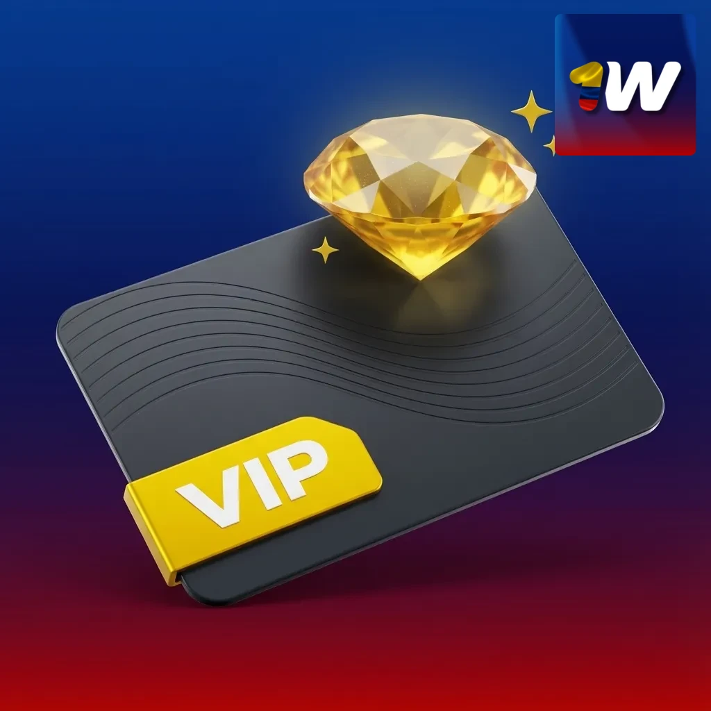 Tabla del programa de lealtad 1win Colombia con niveles Bronce a Diamante y recompensas crecientes por apuestas
