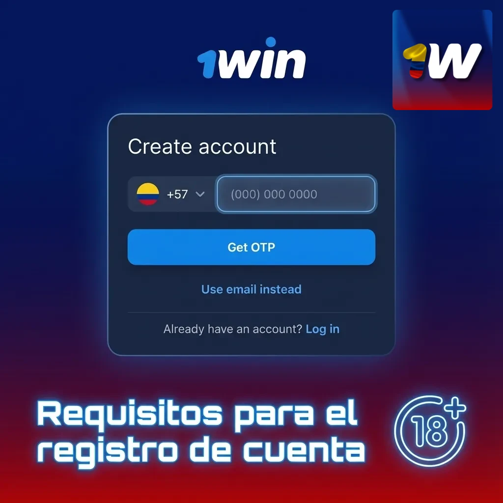 Ilustración de formulario de registro en línea con lista de requisitos para crear una sola cuenta segura en Colombia