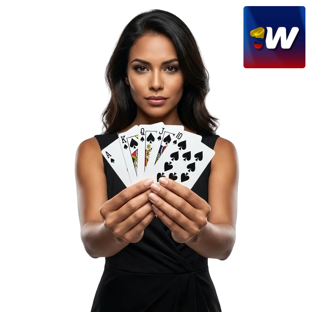 Pantalla del sitio oficial de 1win Colombia con juegos de casino online, apuestas deportivas y bono de bienvenida del 500%
