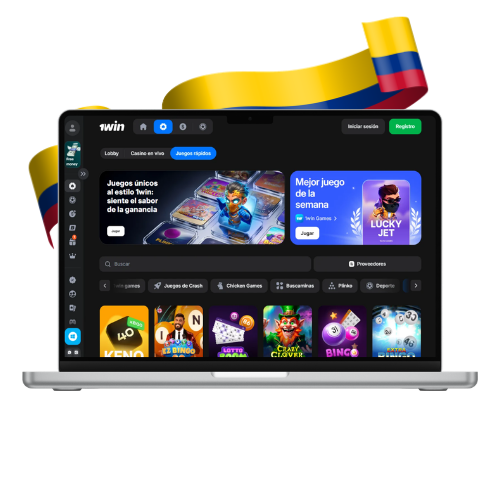 Banner de 1win Colombia con ofertas de apuestas deportivas, casino online y bonos de bienvenida para jugadores colombianos