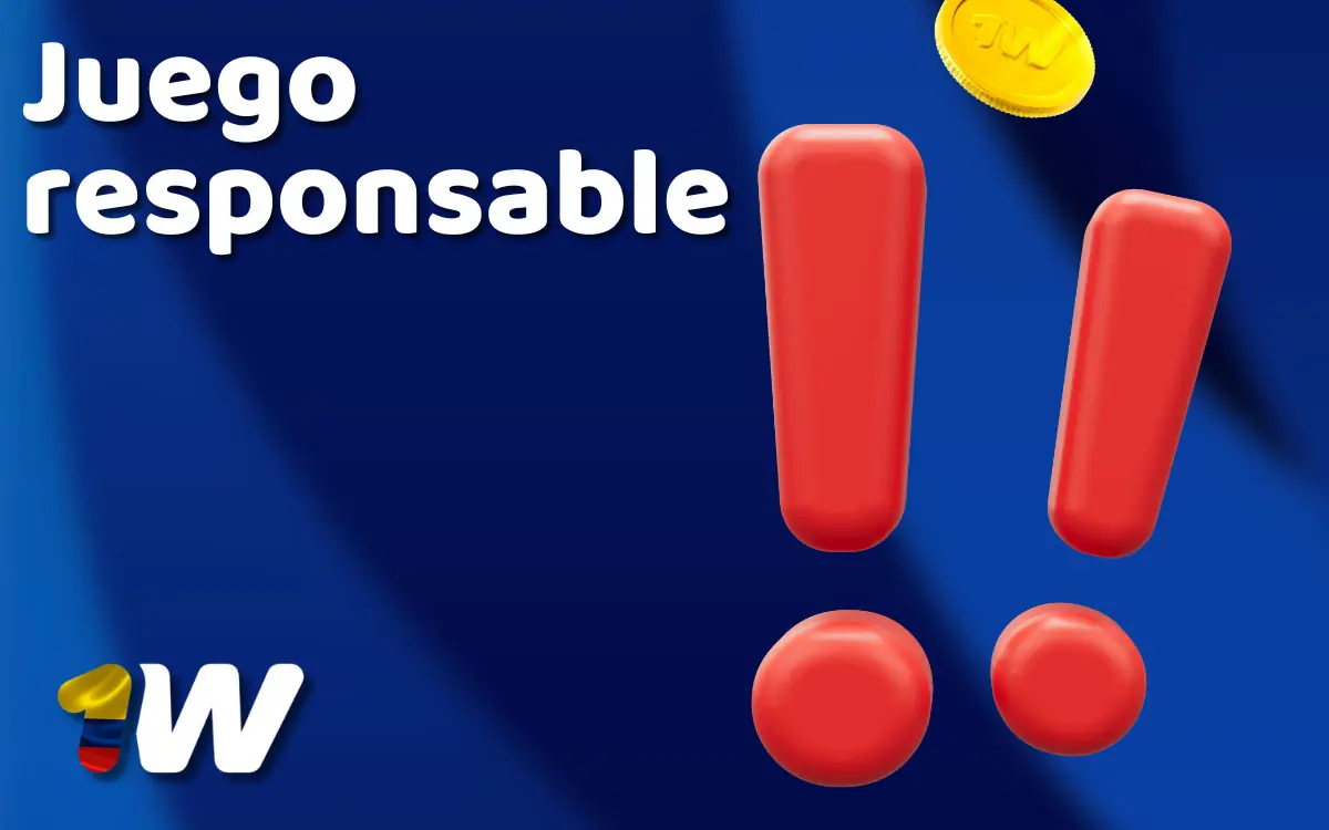 Ilustración de juego responsable en 1win con consejos de límites de tiempo, presupuesto y control emocional